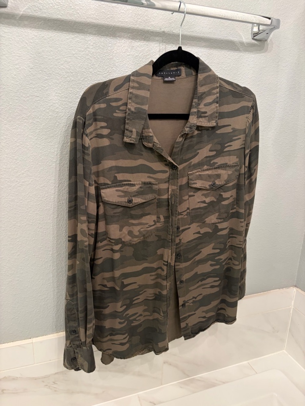 Sanctuary Women’s Camo Button-Up Shirt Jacket